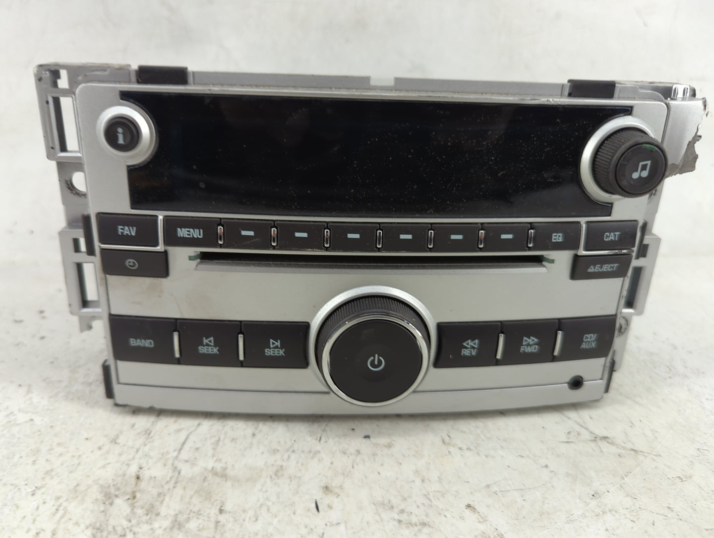 2009-2012 Chevrolet Malibu Radio AM FM Cd Player Receiver Replacement P/N:28213782 20834332 Fits Fits 2009 2010 2011 2012 OE
