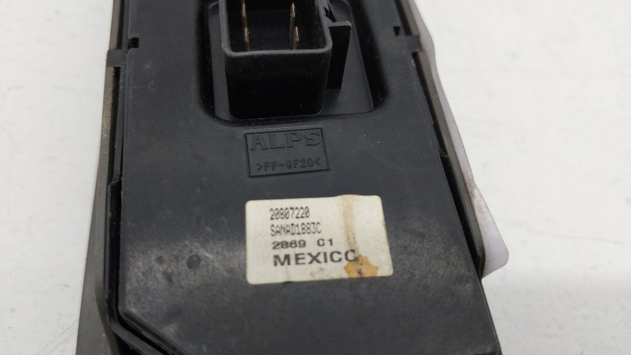 2010-2011 Chevrolet Malibu Master Power Window Switch Replacement Driver Side Left P/N:20952785 25993395 Fits Fits 2010 2011