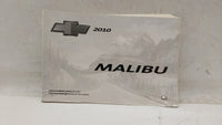 2010 Chevrolet Malibu Owners Manual Book Guide OEM Used Auto Parts - Oemusedautoparts1.com