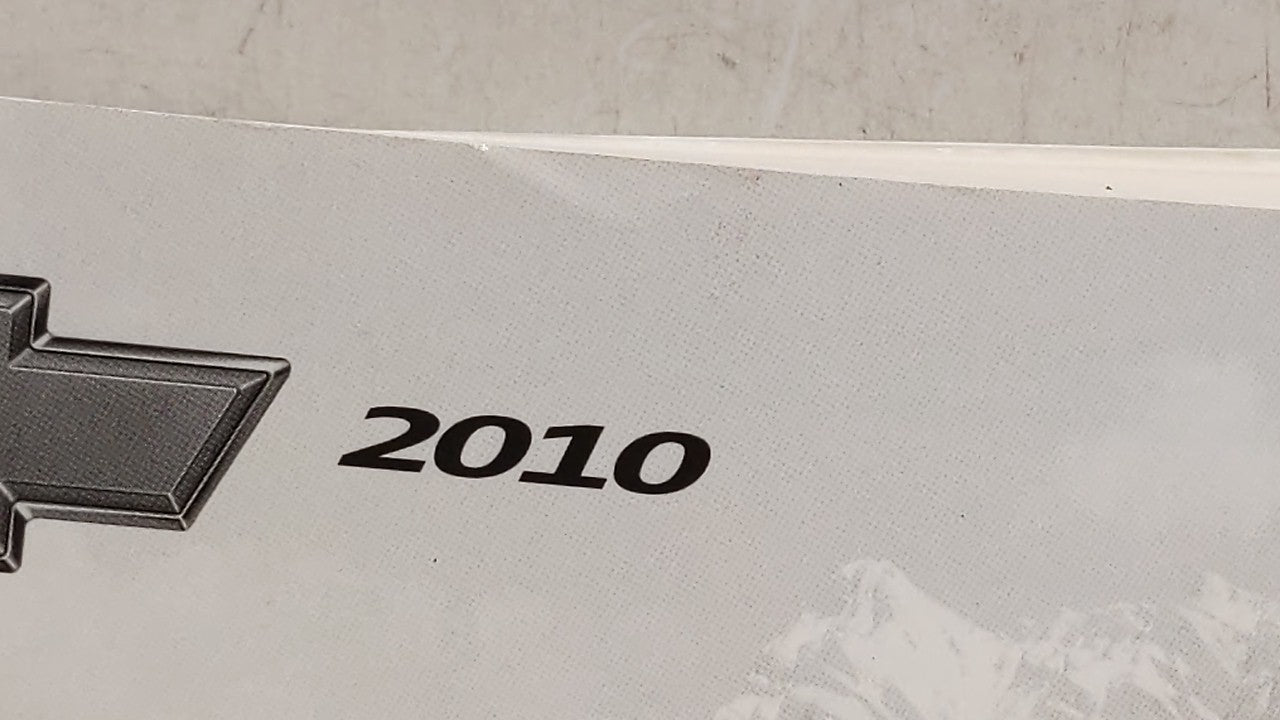 2010 Chevrolet Malibu Owners Manual Book Guide OEM Used Auto Parts - Oemusedautoparts1.com