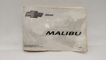 2010 Chevrolet Malibu Owners Manual Book Guide OEM Used Auto Parts - Oemusedautoparts1.com
