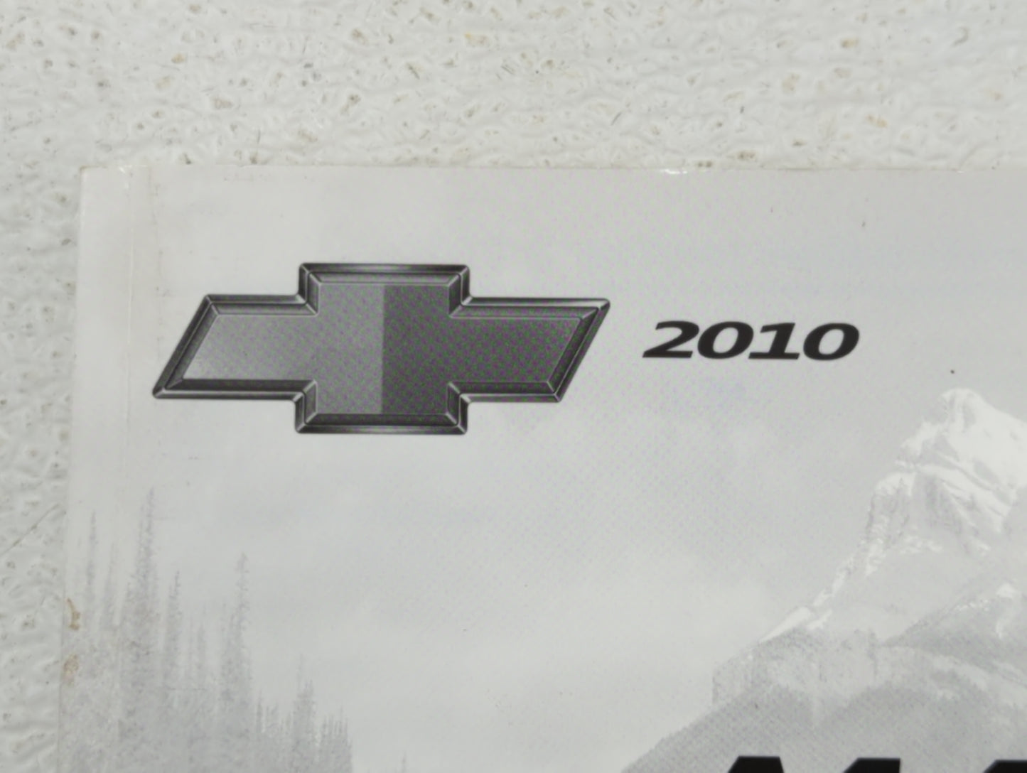 2010 Chevrolet Malibu Owners Manual Book Guide OEM Used Auto Parts - Oemusedautoparts1.com