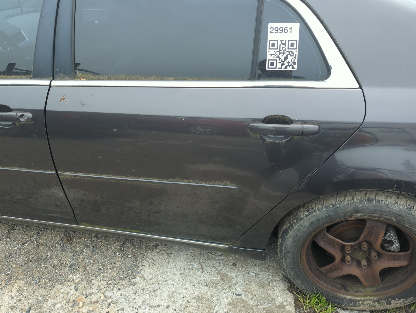 2008-2012 Chevrolet Malibu Driver Rear Door Oem 5017734 - Oemusedautoparts1.com