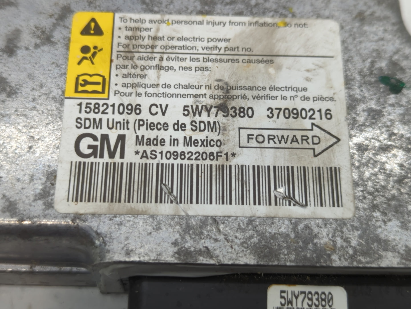2010 Chevrolet Malibu Chassis Control Module Ccm Bcm Body Control - Oemusedautoparts1.com