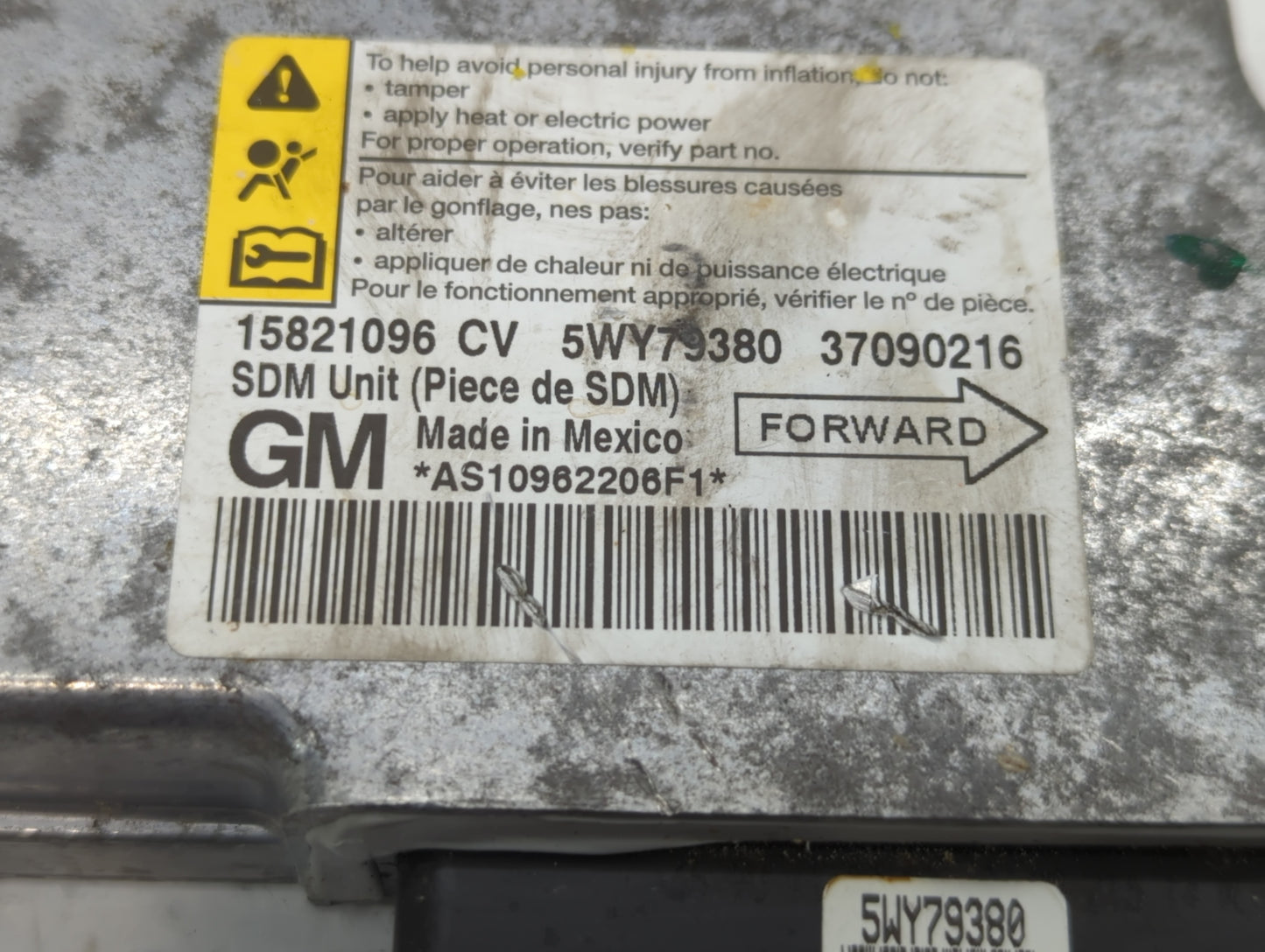 2010 Chevrolet Malibu Chassis Control Module Ccm Bcm Body Control - Oemusedautoparts1.com