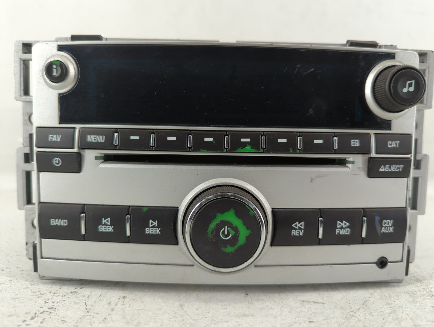 2009-2012 Chevrolet Malibu Radio AM FM Cd Player Receiver Replacement P/N:20919616 Fits Fits 2009 2010 2011 2012 OEM Used Au