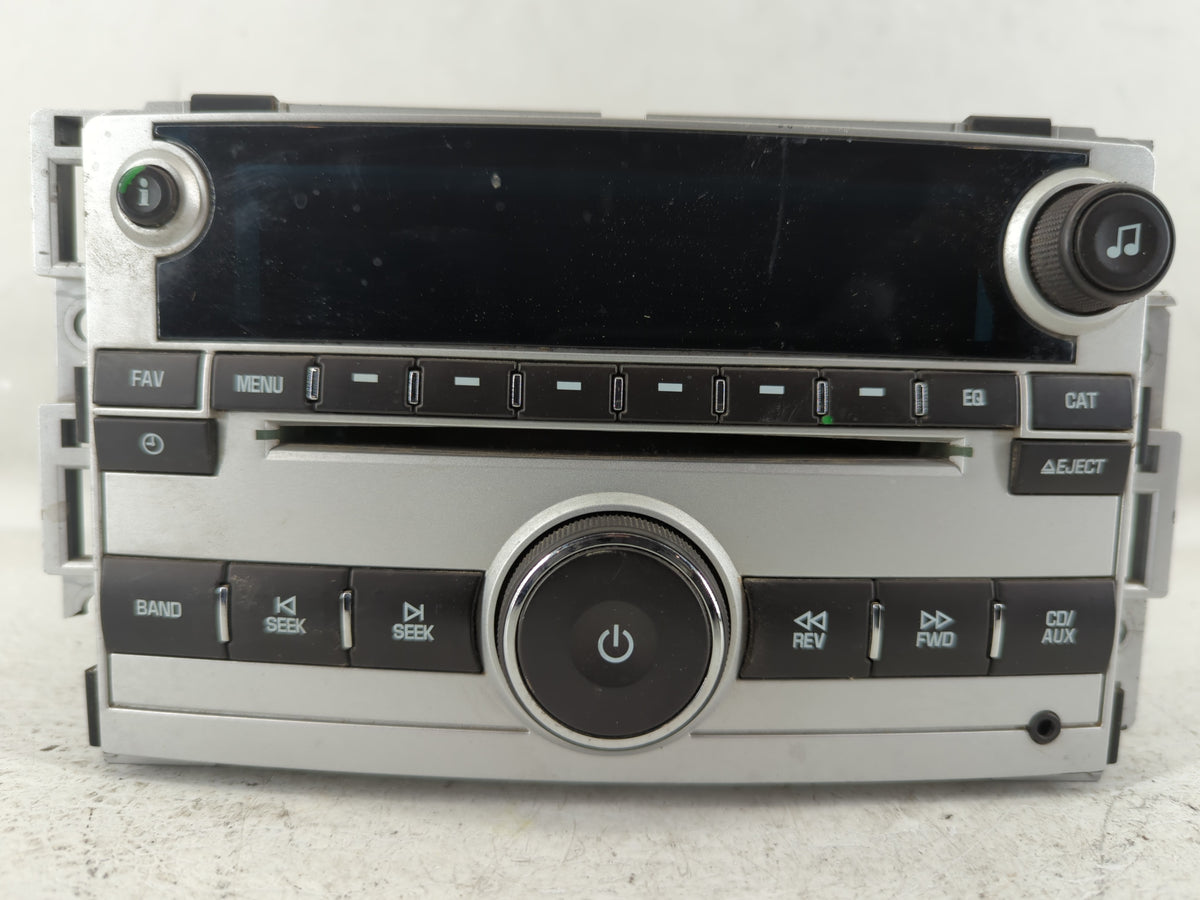 2009-2012 Chevrolet Malibu Am Fm Cd Player Radio Receiver 551573 - Oemusedautoparts1.com