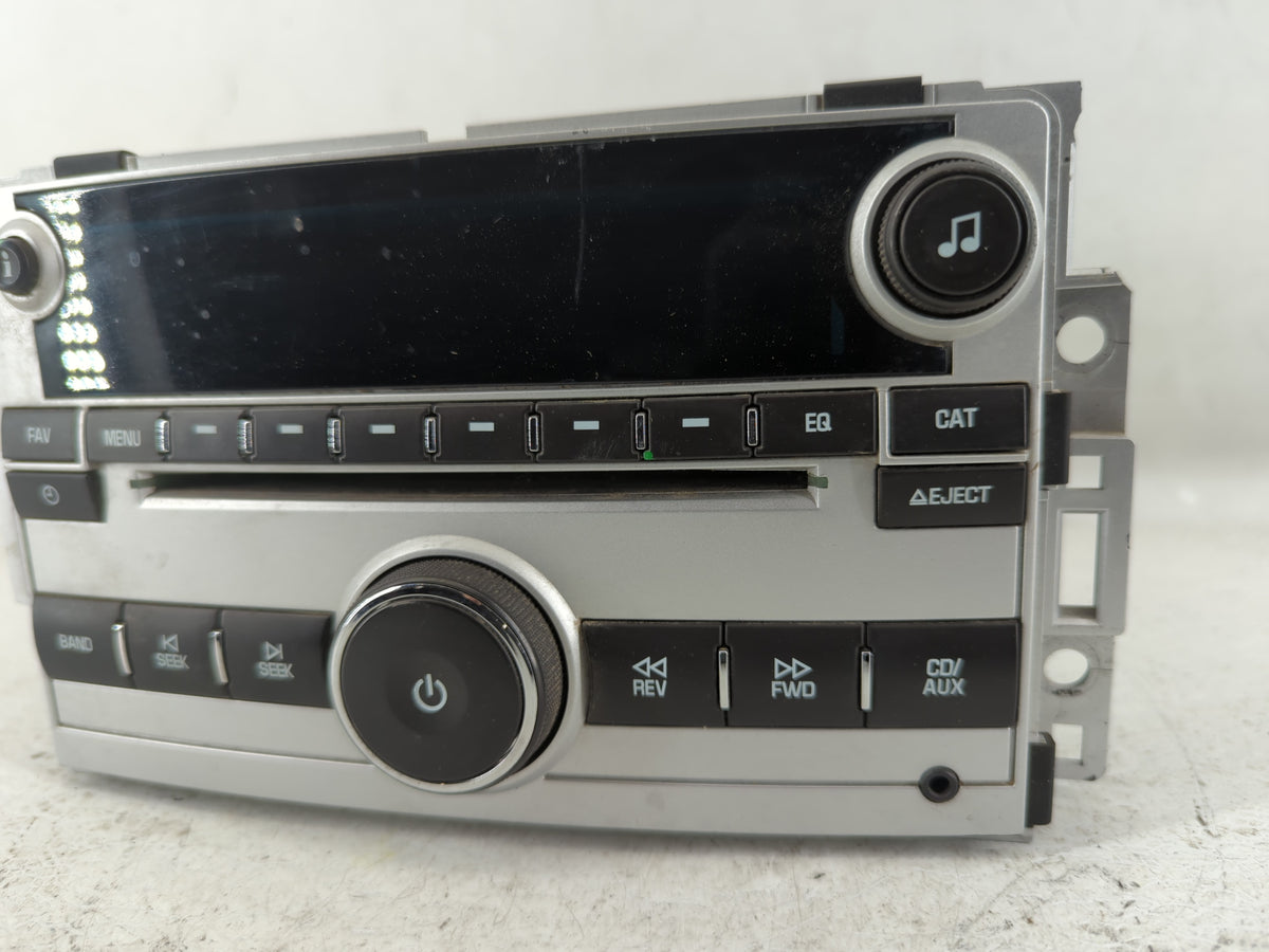 2009-2012 Chevrolet Malibu Am Fm Cd Player Radio Receiver 551573 - Oemusedautoparts1.com