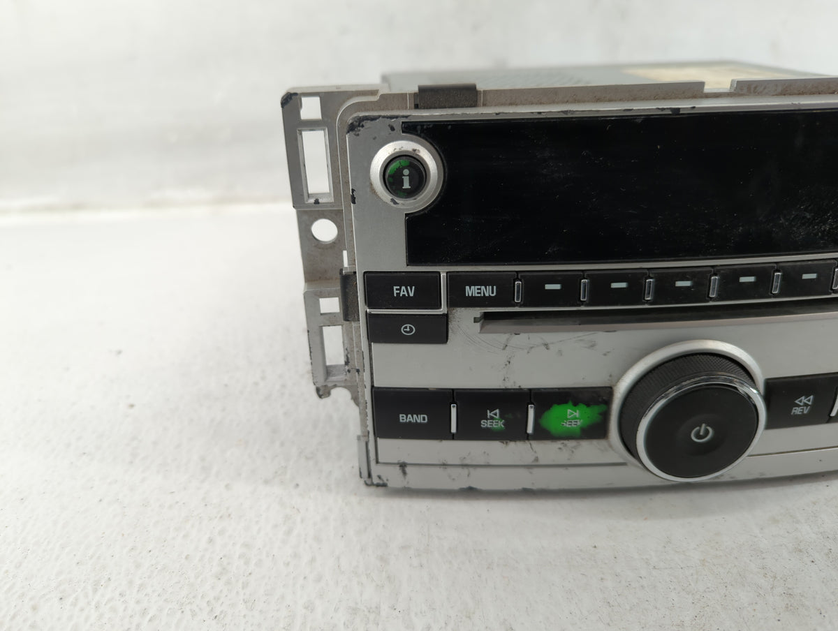 2009-2012 Chevrolet Malibu Am Fm Cd Player Radio Receiver 559303 - Oemusedautoparts1.com