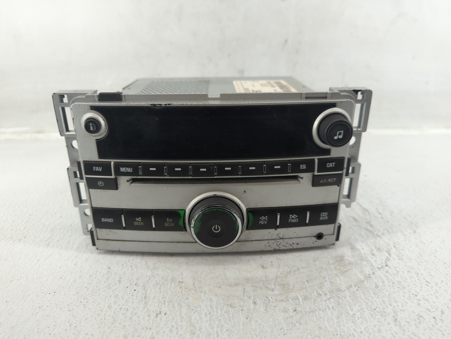 2009-2012 Chevrolet Malibu Radio AM FM Cd Player Receiver Replacement P/N:20919616 Fits Fits 2009 2010 2011 2012 OEM Used Au