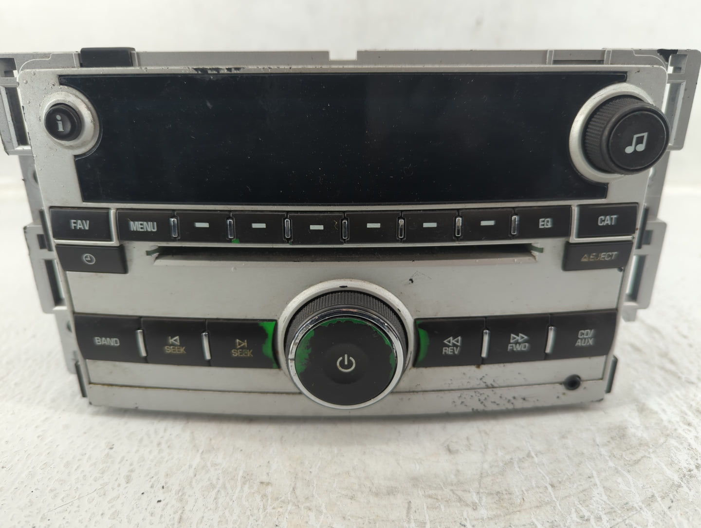 2009-2012 Chevrolet Malibu Radio AM FM Cd Player Receiver Replacement P/N:20919616 Fits Fits 2009 2010 2011 2012 OEM Used Au