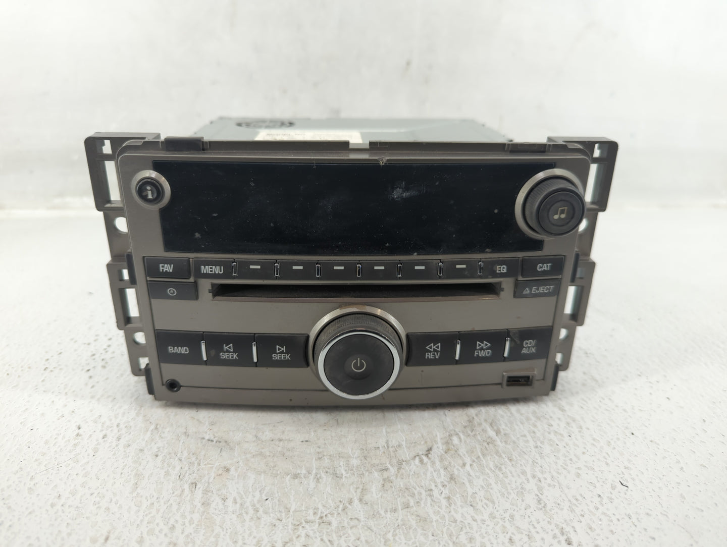 2009-2012 Chevrolet Malibu Radio AM FM Cd Player Receiver Replacement P/N:25968661 Fits Fits 2009 2010 2011 2012 OEM Used Au