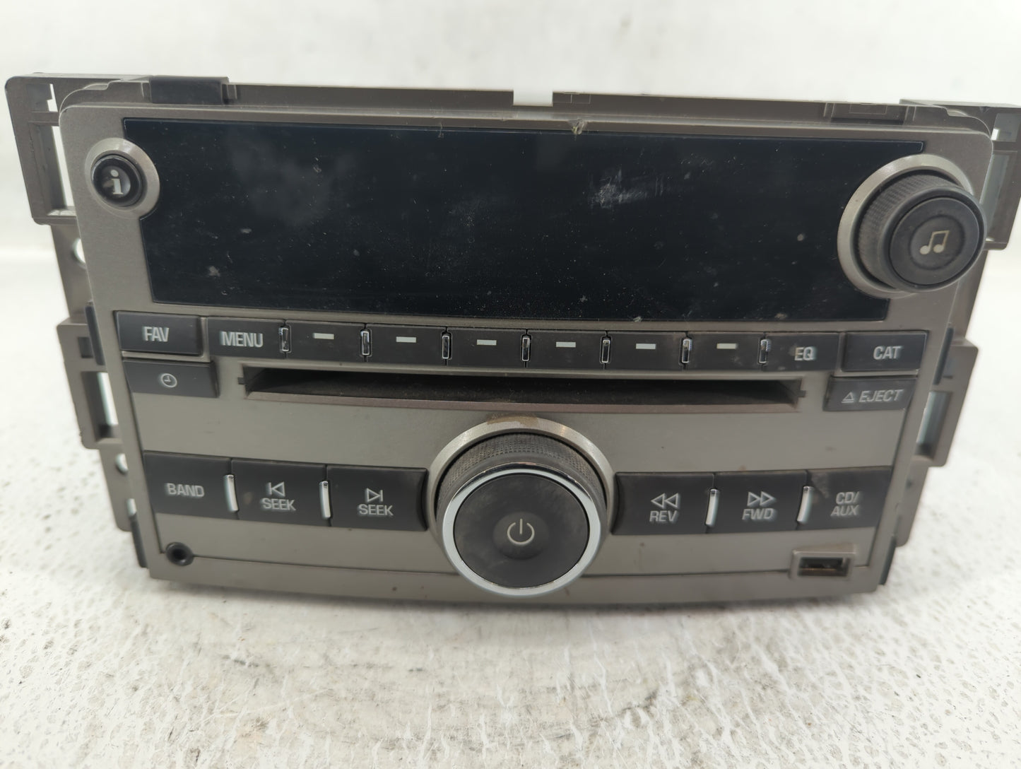 2009-2012 Chevrolet Malibu Radio AM FM Cd Player Receiver Replacement P/N:25968661 Fits Fits 2009 2010 2011 2012 OEM Used Au