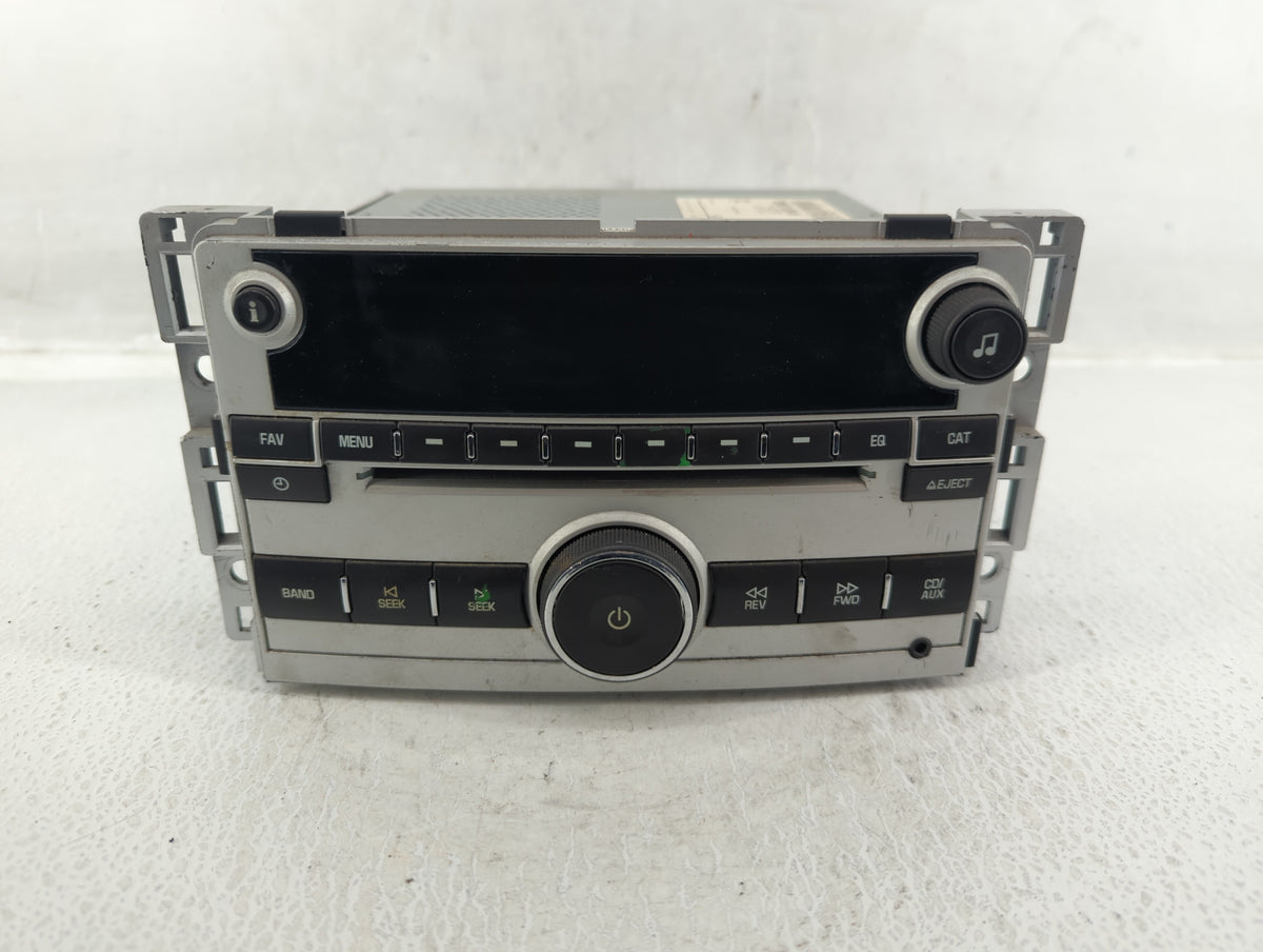 2009-2012 Chevrolet Malibu Am Fm Cd Player Radio Receiver 572127 - Oemusedautoparts1.com