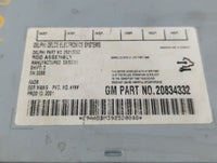 2009-2012 Chevrolet Malibu Am Fm Cd Player Radio Receiver - Oemusedautoparts1.com