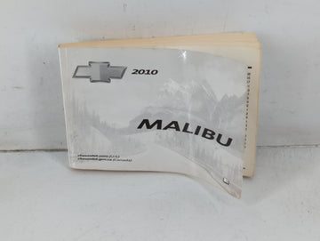 2010 Chevrolet Malibu Owners Manual Book Guide P/N:25852253 A OEM Used Auto Parts - Oemusedautoparts1.com