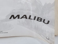 2010 Chevrolet Malibu Owners Manual Book Guide P/N:25852253 A OEM Used Auto Parts - Oemusedautoparts1.com