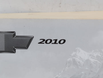 2010 Chevrolet Malibu Owners Manual Book Guide P/N:25852253 B OEM Used Auto Parts