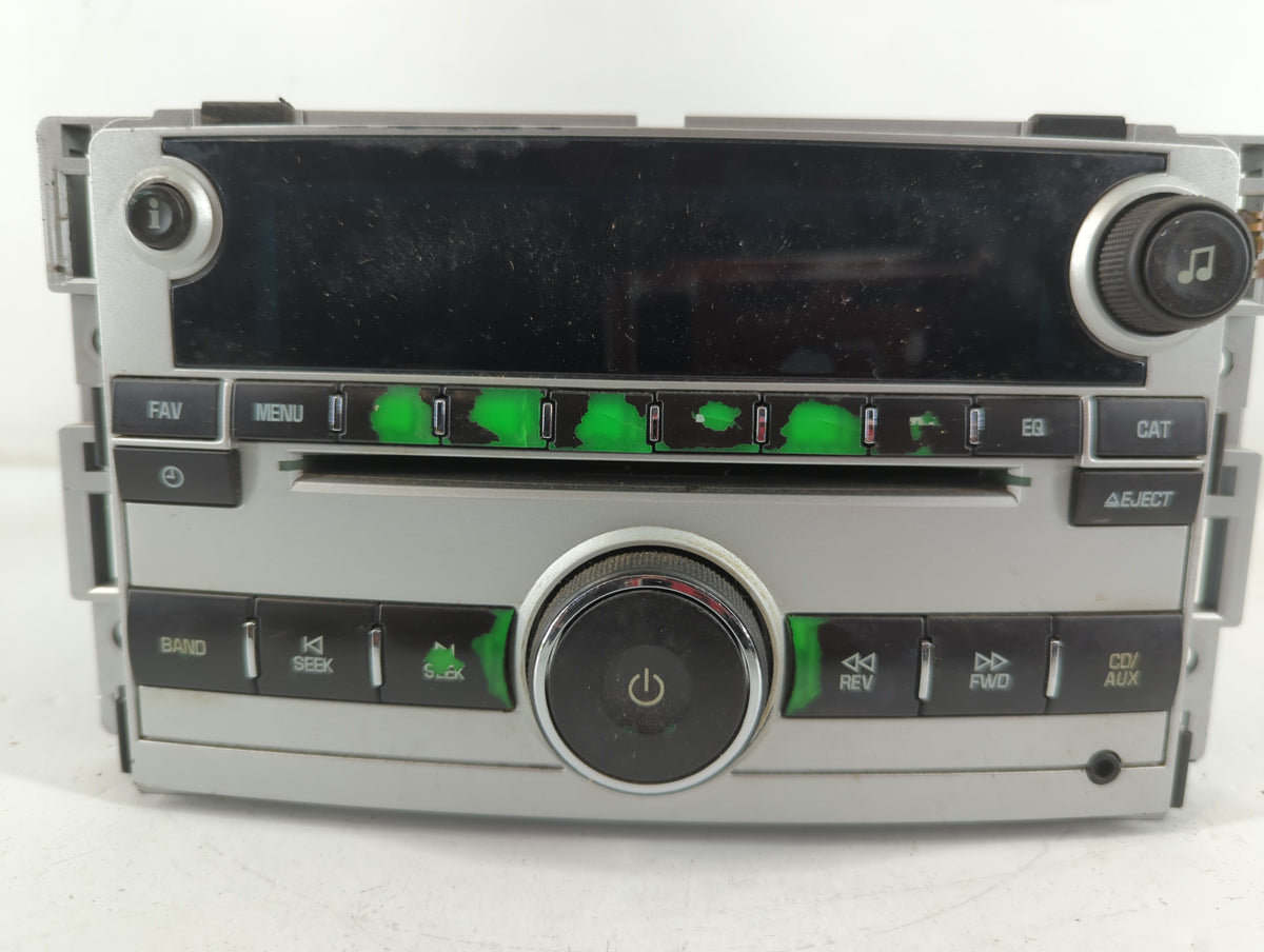 2009-2012 Chevrolet Malibu Am Fm Cd Player Radio Receiver 708366 - Oemusedautoparts1.com