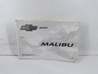 2010 Chevrolet Malibu Owners Manual Book Guide P/N:25852253 B OEM Used Auto Parts - Oemusedautoparts1.com