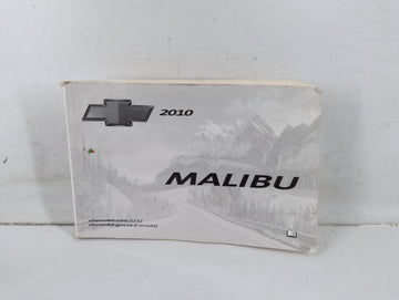 2010 Chevrolet Malibu Owners Manual Book Guide P/N:25852253 B OEM Used Auto Parts - Oemusedautoparts1.com