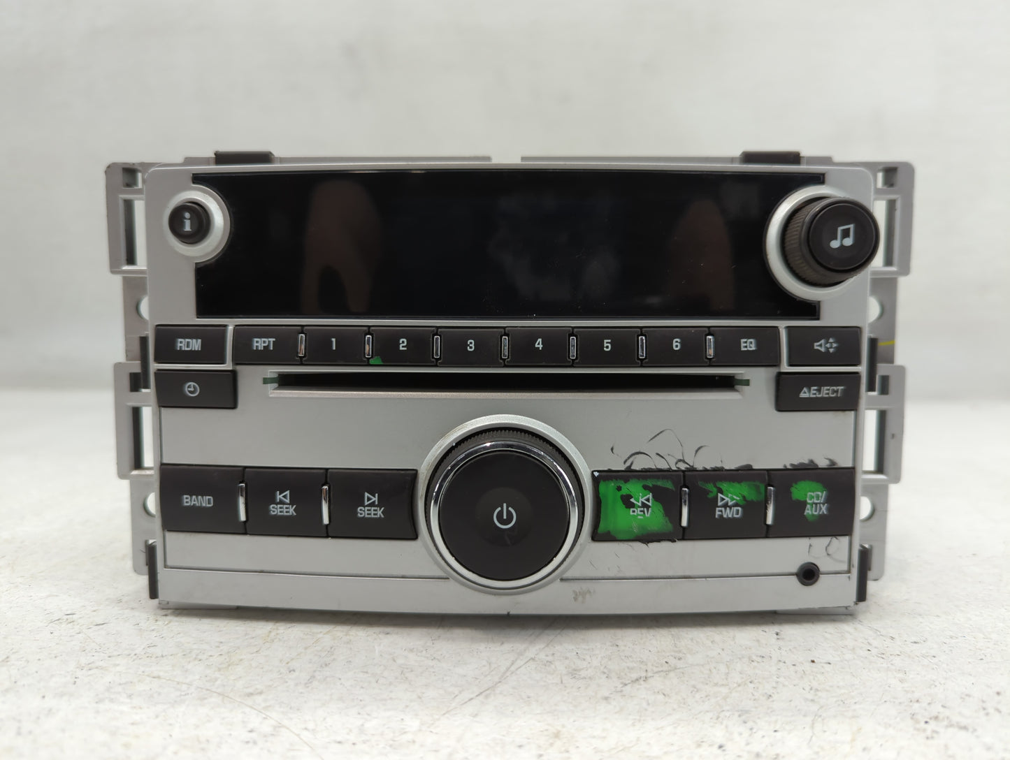 2009-2012 Chevrolet Malibu Radio AM FM Cd Player Receiver Replacement P/N:25833636 Fits Fits 2009 2010 2011 2012 OEM Used Au