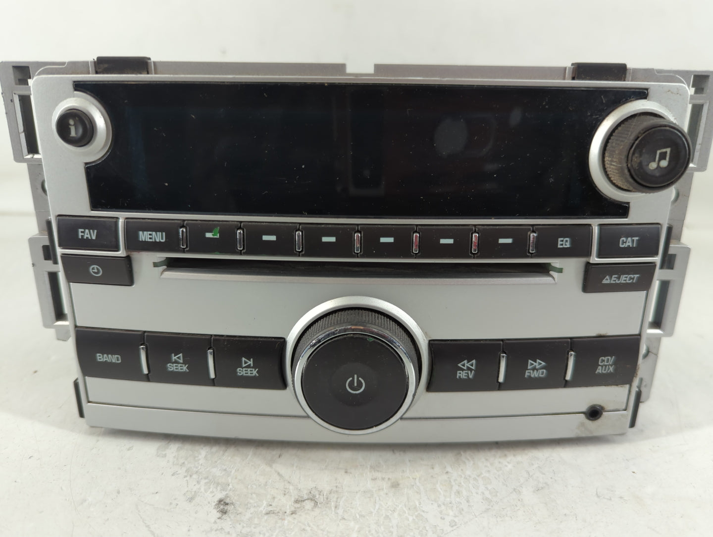 2009-2012 Chevrolet Malibu Radio AM FM Cd Player Receiver Replacement P/N:20834332 Fits Fits 2009 2010 2011 2012 OEM Used Au