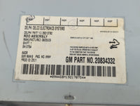 2009-2012 Chevrolet Malibu Radio AM FM Cd Player Receiver Replacement P/N:20834332 Fits Fits 2009 2010 2011 2012 OEM Used Au