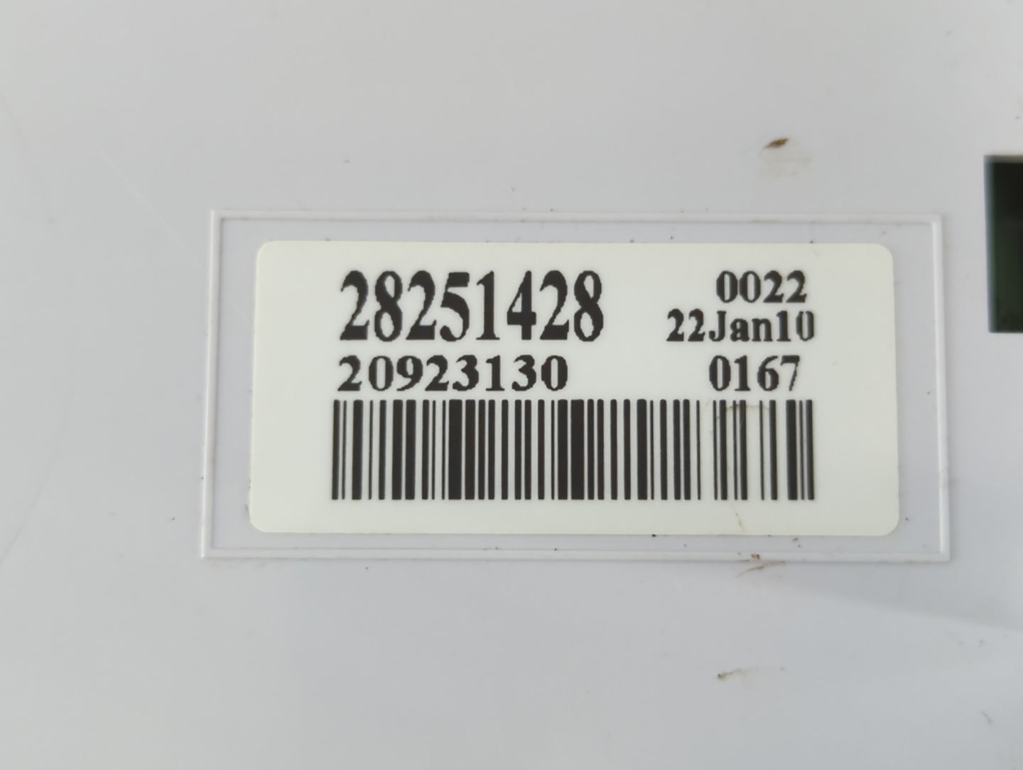 2010 Chevrolet Malibu Climate Control Module Temperature AC/Heater Replacement P/N:28251428 Fits OEM Used Auto Parts - Oemus