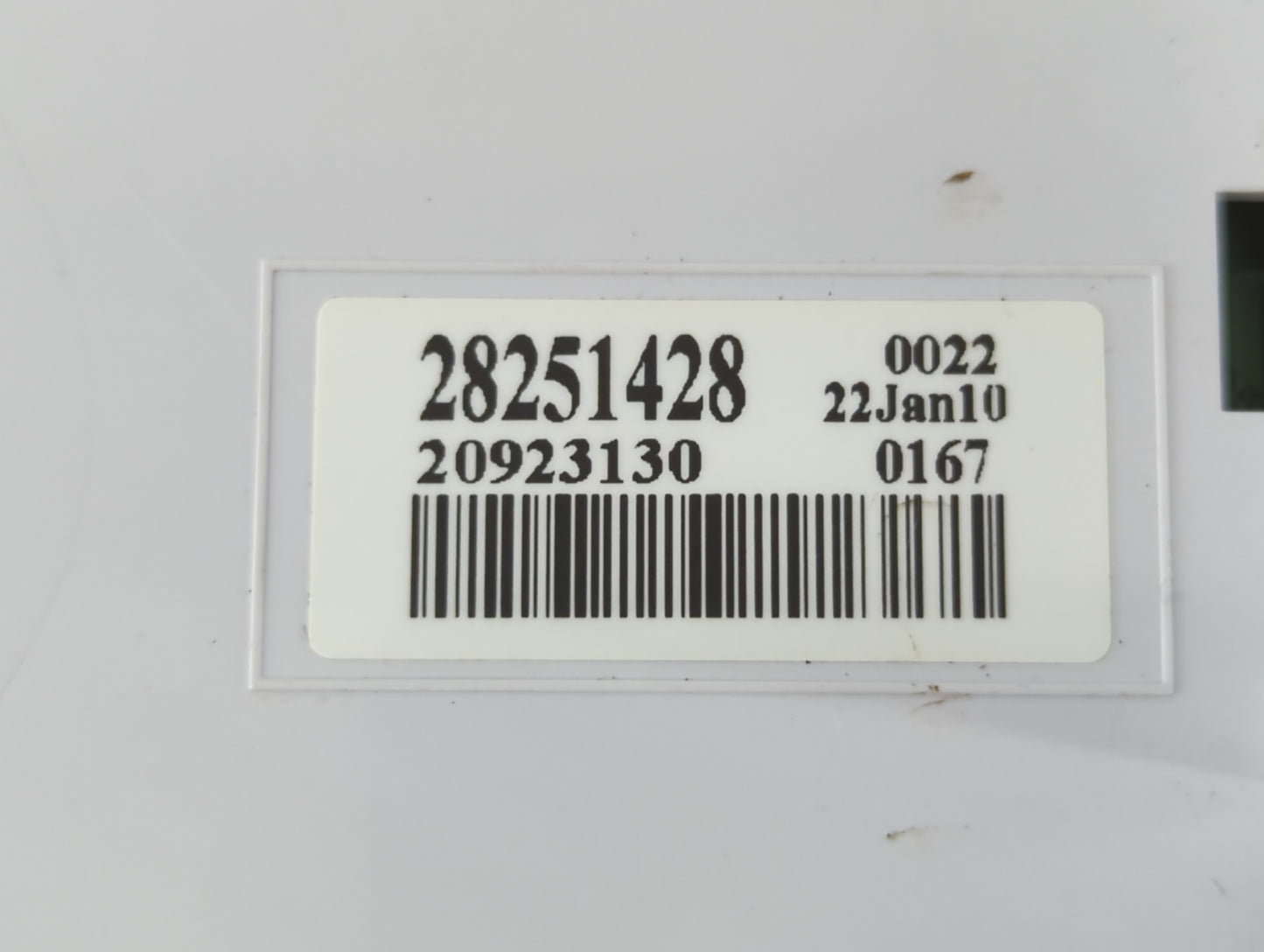 2010 Chevrolet Malibu Climate Control Module Temperature AC/Heater Replacement P/N:28251428 Fits OEM Used Auto Parts - Oemus
