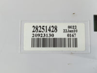 2010 Chevrolet Malibu Climate Control Module Temperature AC/Heater Replacement P/N:28251428 Fits OEM Used Auto Parts - Oemus