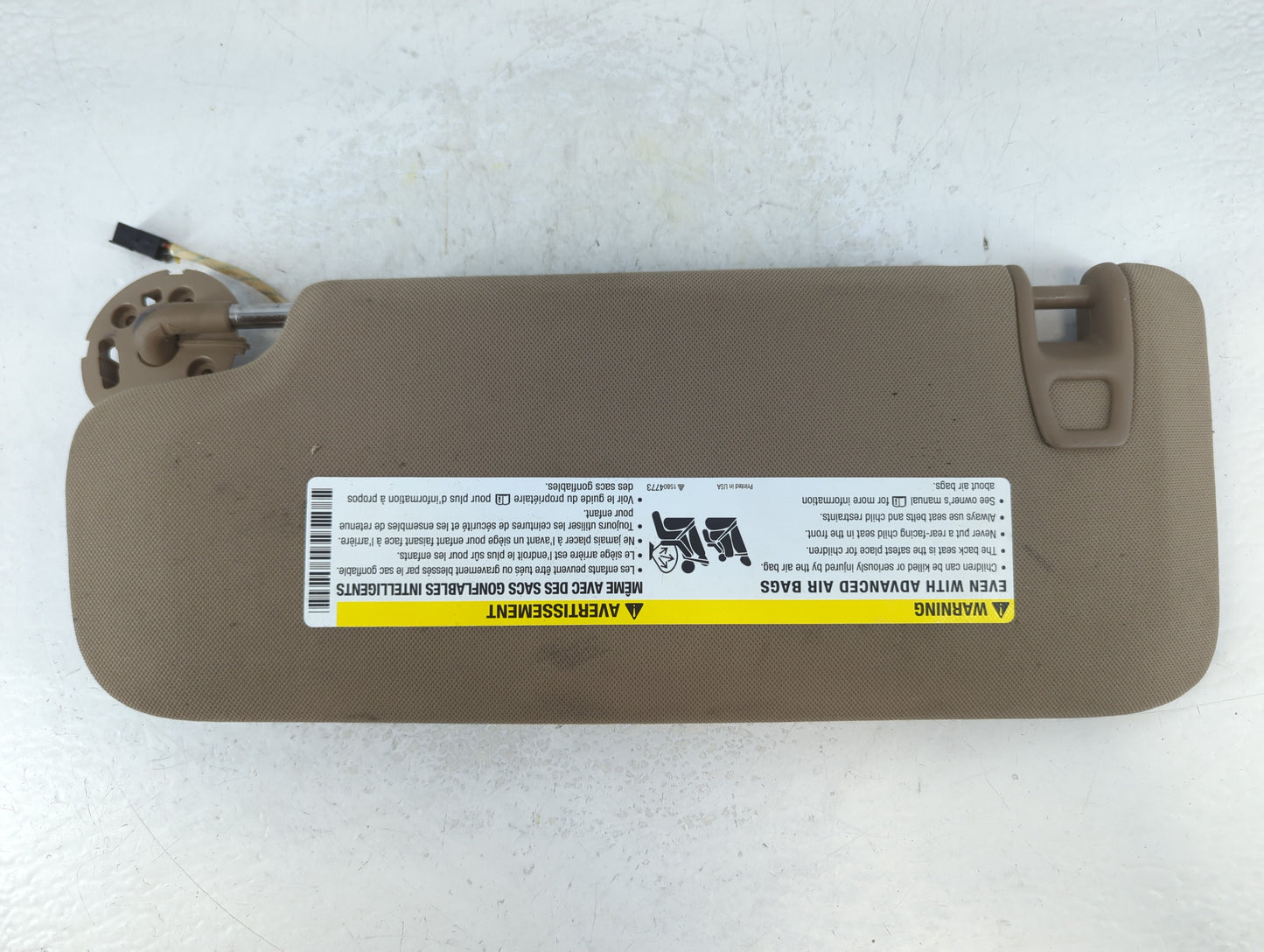 2004-2012 Chevrolet Malibu Sun Visor Shade Replacement Passenger Right Mirror Fits Fits 2004 2005 2008 2009 2010 2011 2012 O