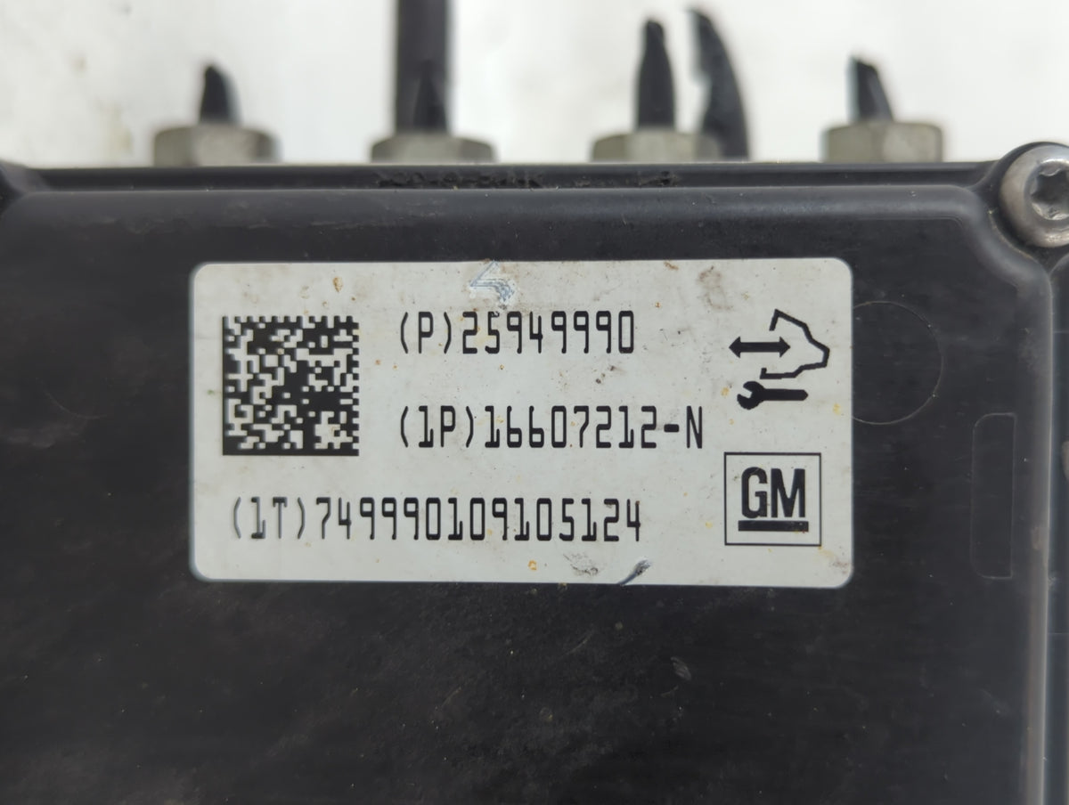 2010 Chevrolet Malibu Anti-Lock Brake ABS Pump Module Actuator OEM P/N:25949990 Fits OEM Used Auto Parts - Oemusedautoparts1