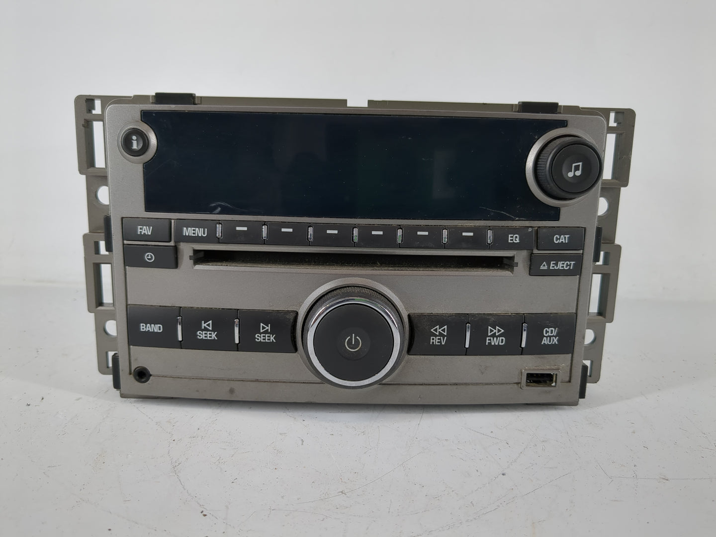 2009-2012 Chevrolet Malibu Radio AM FM Cd Player Receiver Replacement P/N:25968661 Fits Fits 2009 2010 2011 2012 OEM Used Au