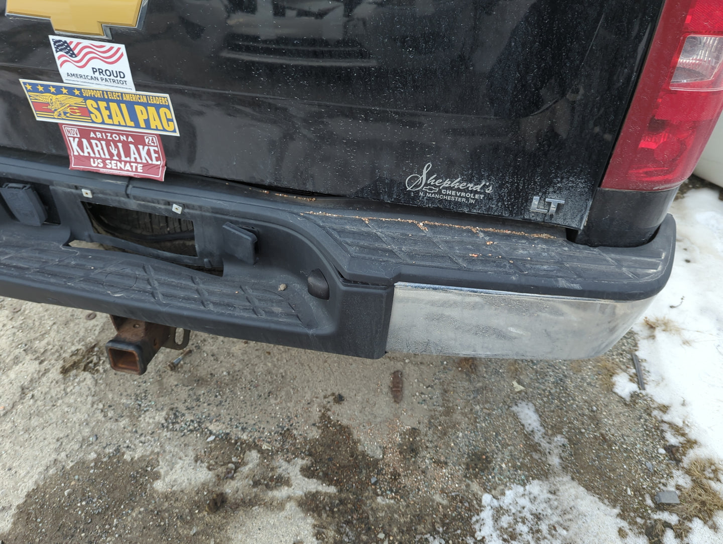 2010-2013 Chevrolet Silverado 1500 Rear Bumper Assembly Oem - Oemusedautoparts1.com