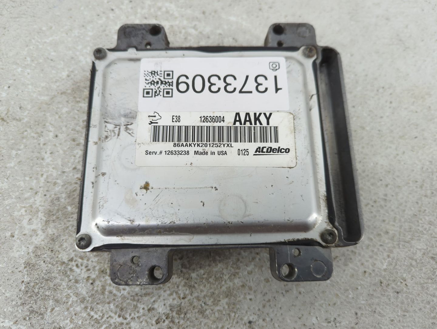 2010-2013 Chevrolet Silverado 1500 PCM Engine Control Computer ECU ECM PCU OEM P/N:12636004 Fits OEM Used Auto Parts - Oemus