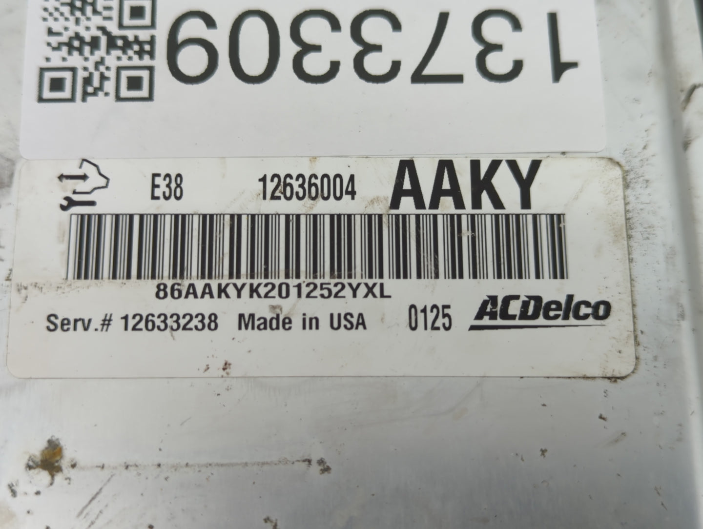 2010-2013 Chevrolet Silverado 1500 PCM Engine Control Computer ECU ECM PCU OEM P/N:12636004 Fits OEM Used Auto Parts - Oemus