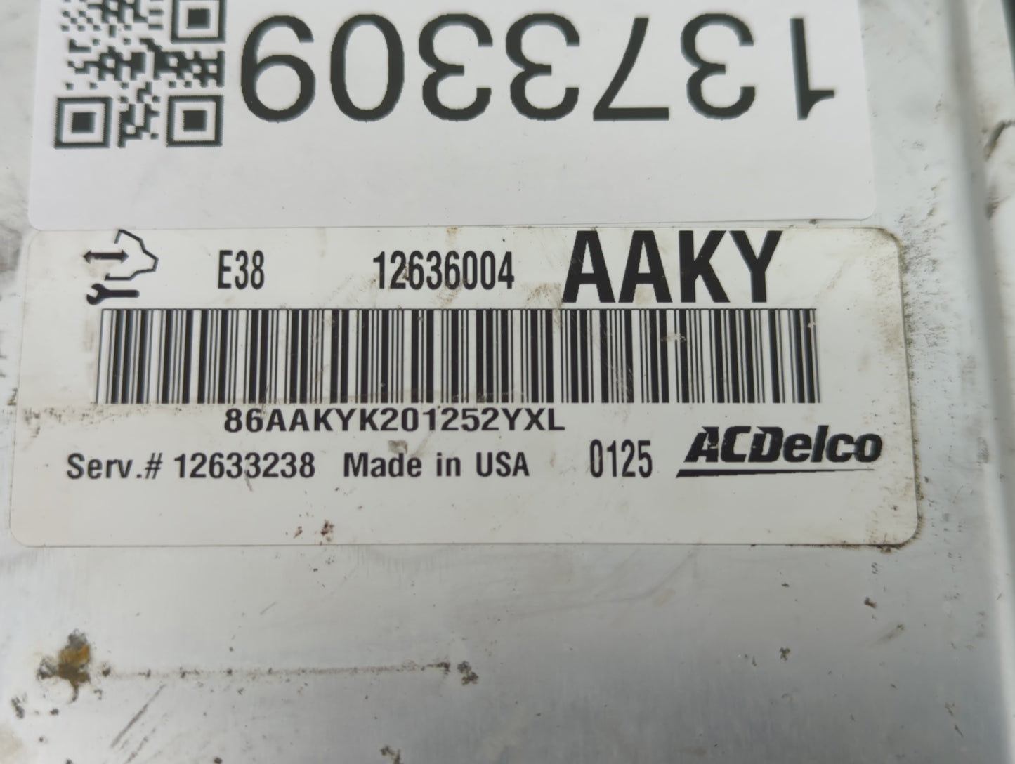 2010-2013 Chevrolet Silverado 1500 PCM Engine Control Computer ECU ECM PCU OEM P/N:12636004 Fits OEM Used Auto Parts - Oemus