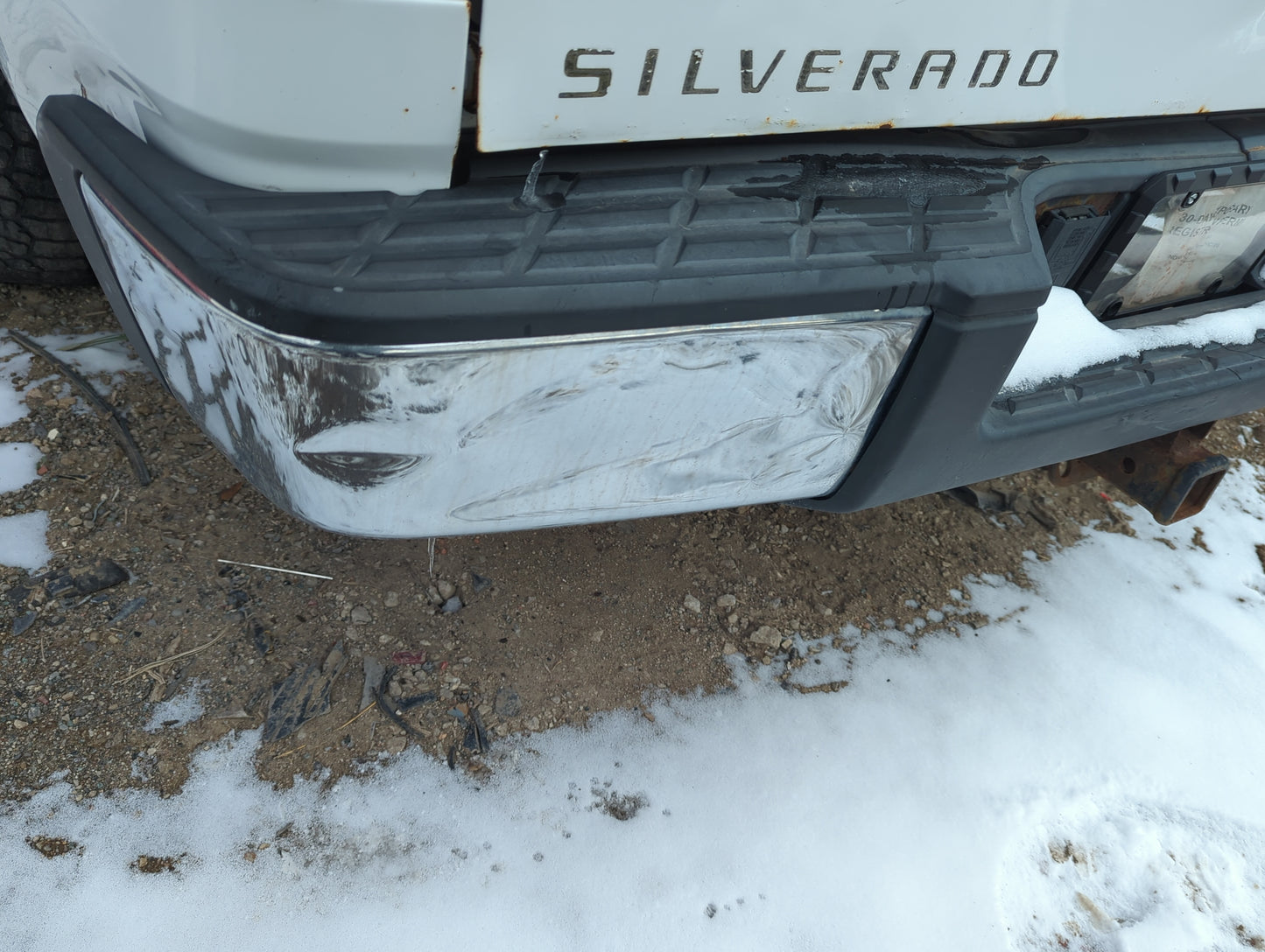 2010-2013 Chevrolet Silverado 1500 Rear Bumper Assembly Oem 1378684 - Oemusedautoparts1.com