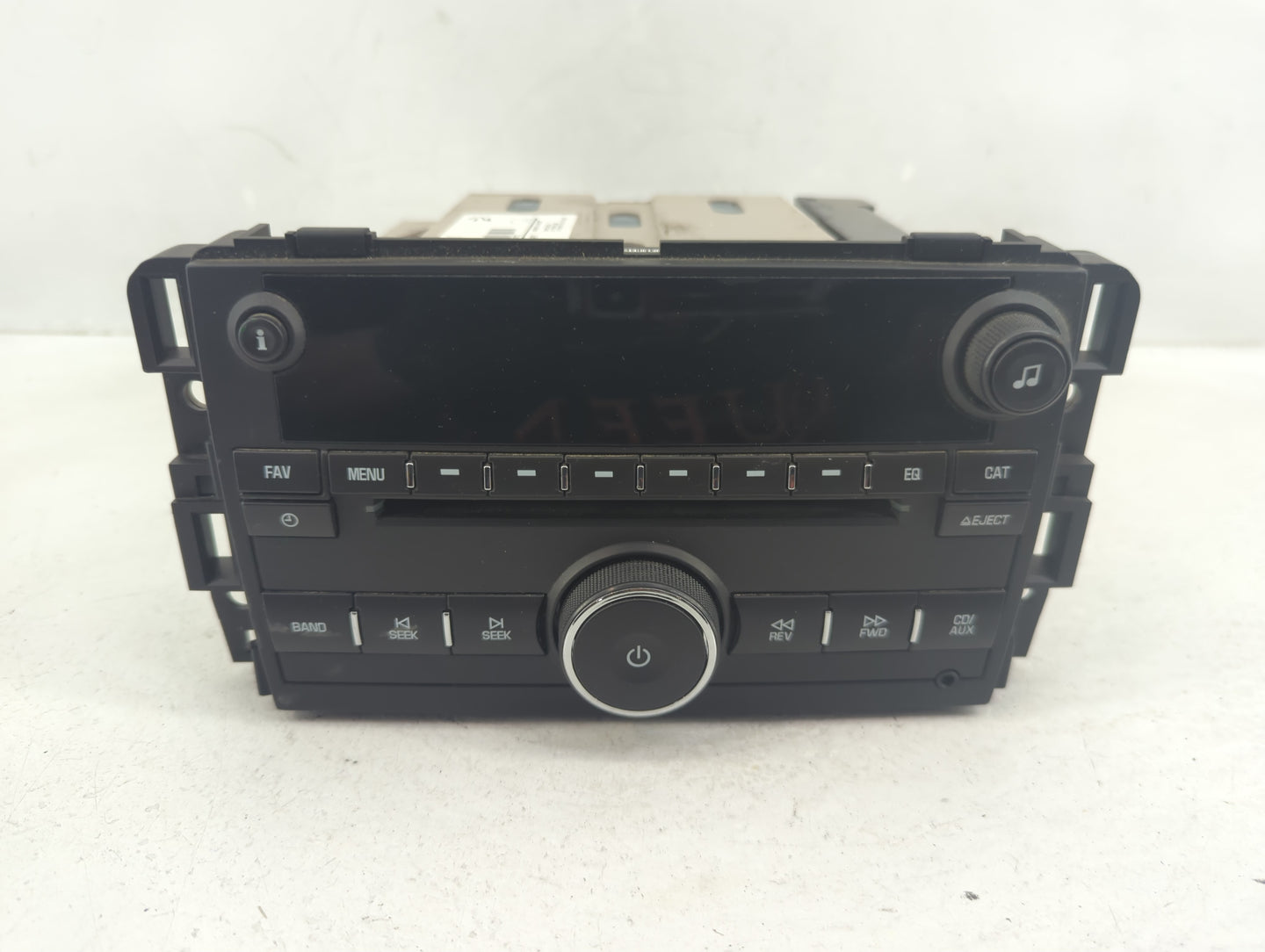 2010-2013 Chevrolet Silverado 1500 Radio AM FM Cd Player Receiver Replacement P/N:20934593 Fits OEM Used Auto Parts - Oemuse