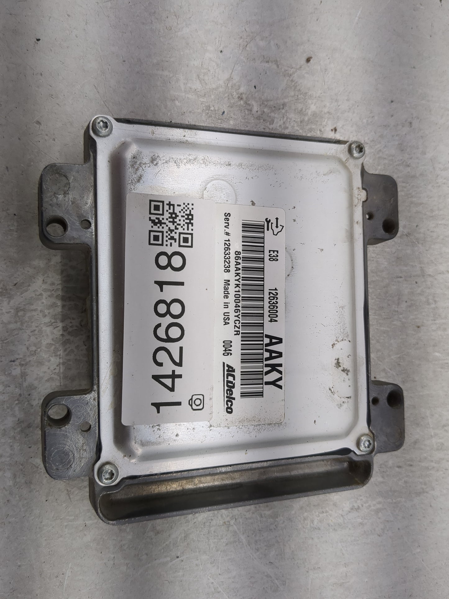 2010-2013 Chevrolet Silverado 1500 PCM Engine Control Computer ECU ECM PCU OEM P/N:12636004 Fits OEM Used Auto Parts - Oemus
