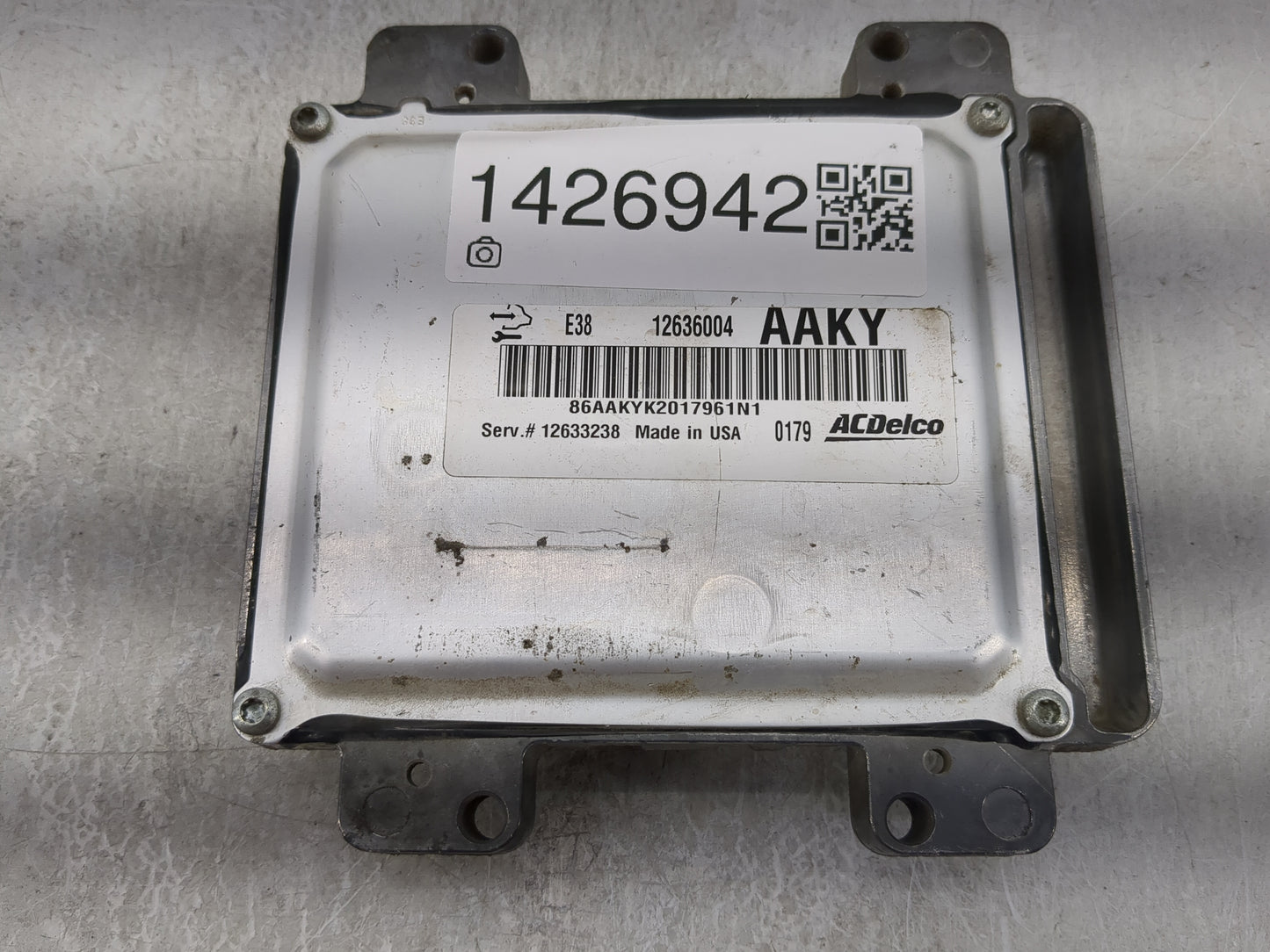 2010-2013 Chevrolet Silverado 1500 PCM Engine Control Computer ECU ECM PCU OEM P/N:12636004 Fits OEM Used Auto Parts - Oemus