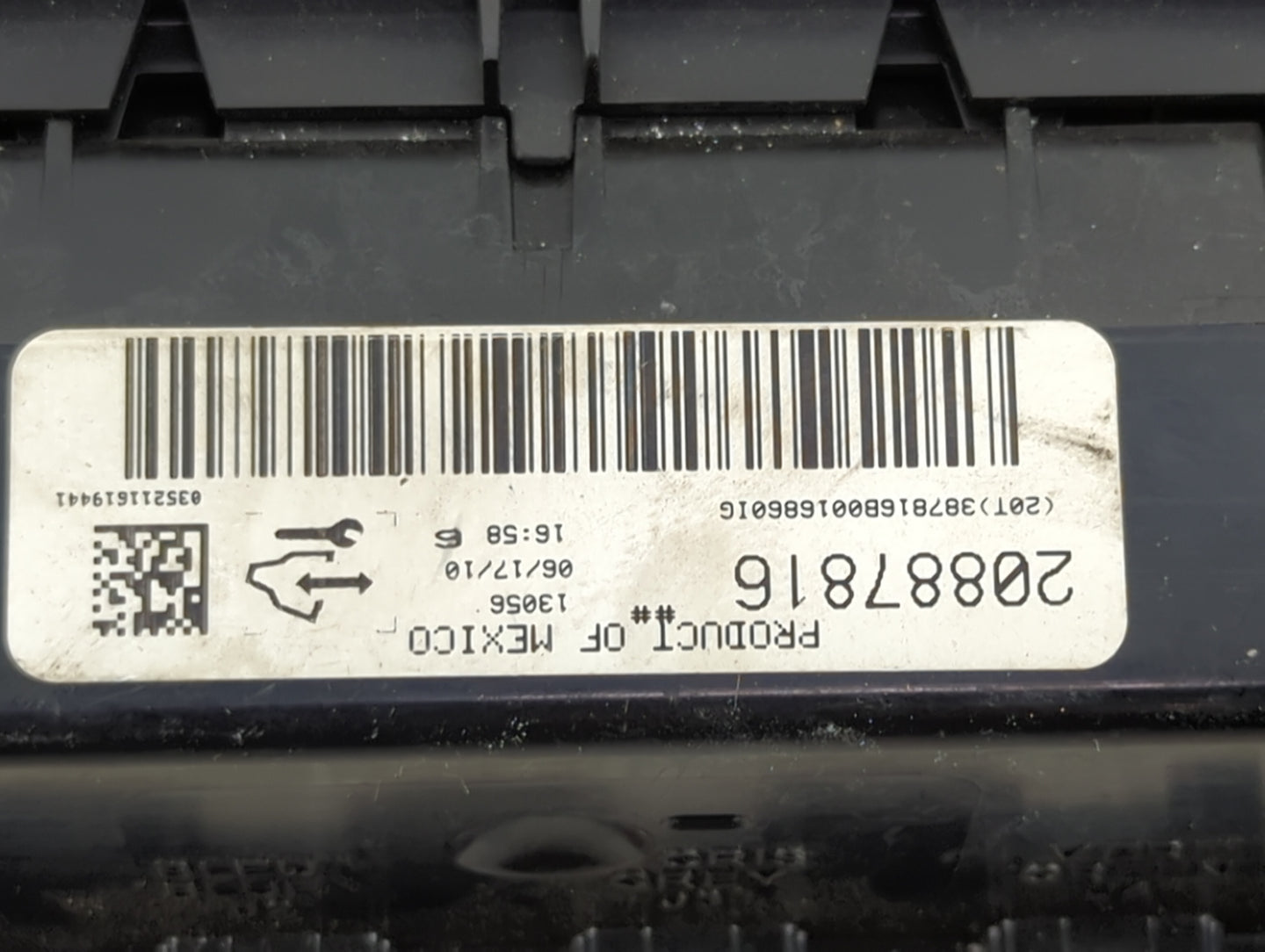 2010-2011 Chevrolet Silverado 1500 Climate Control Module Temperature AC/Heater Replacement P/N:20887816 Fits Fits 2010 2011