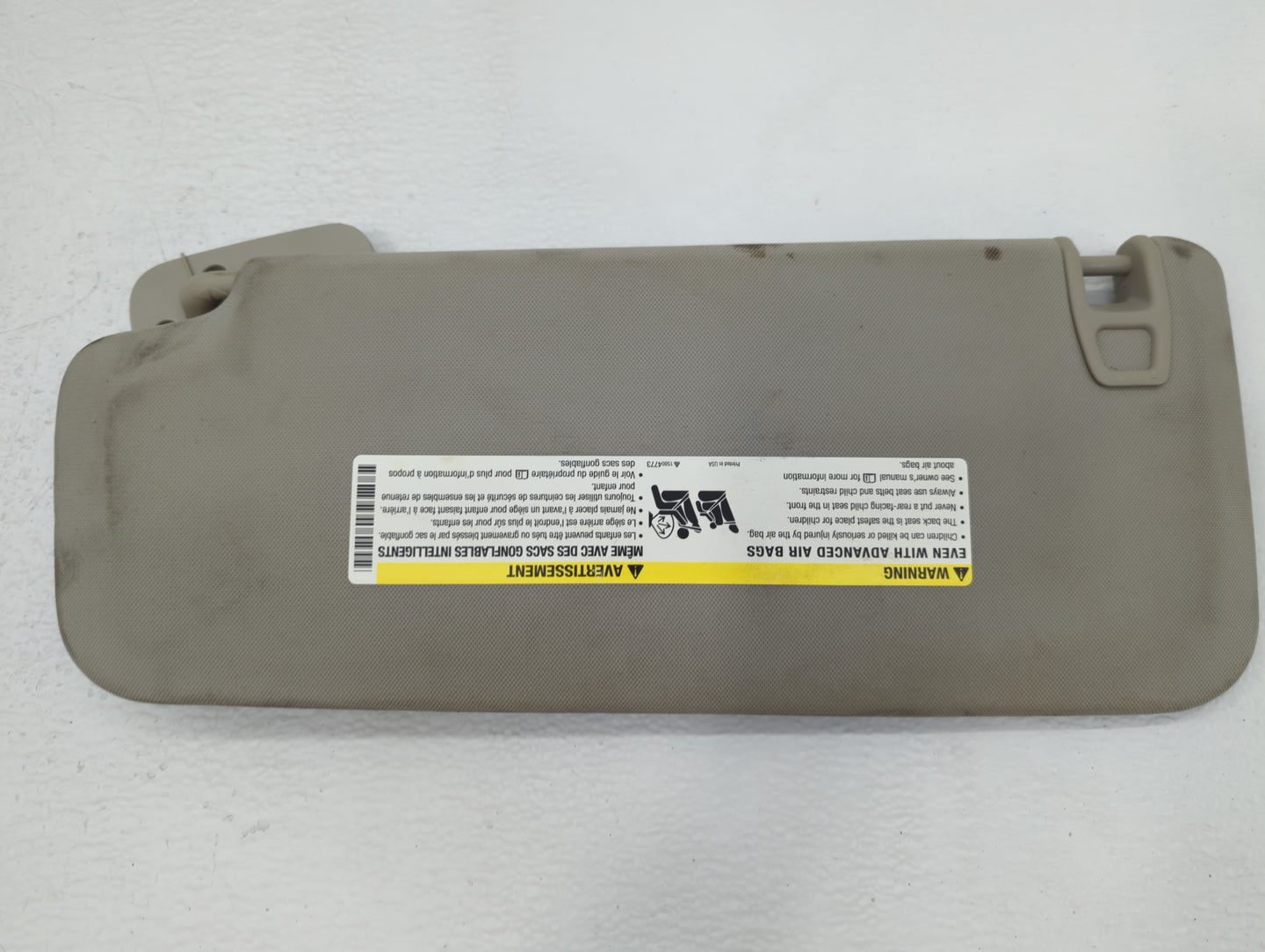 2007-2013 Chevrolet Silverado 1500 Sun Visor Shade Replacement Passenger Right Mirror Fits OEM Used Auto Parts - Oemusedauto