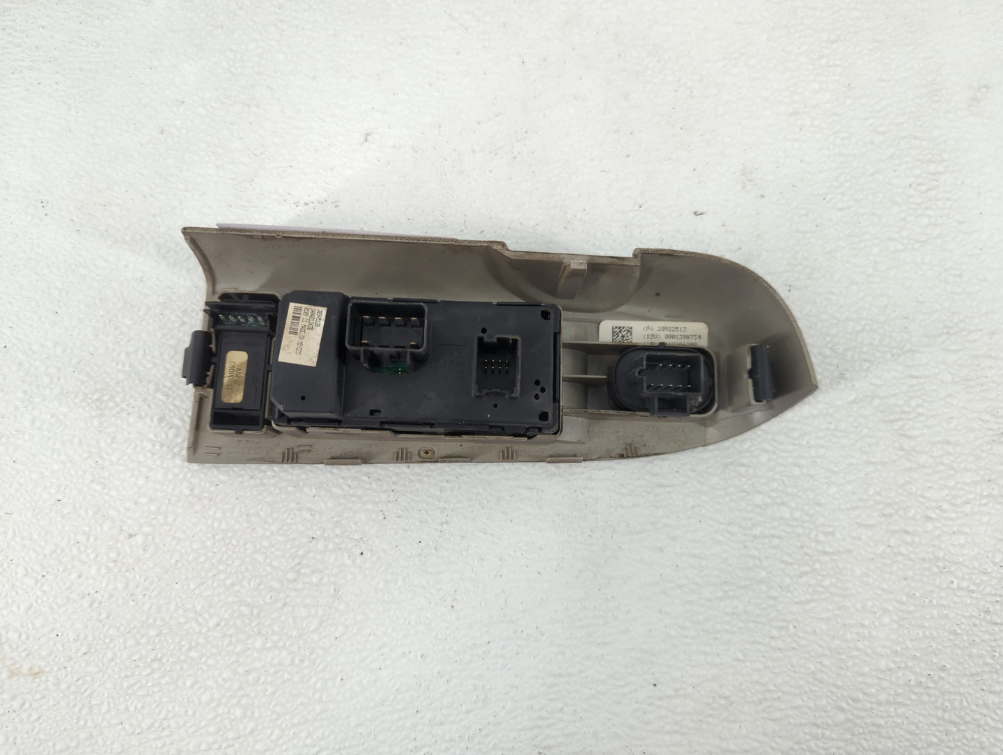 2010 Chevrolet Suburban 1500 Master Power Window Switch Replacement Driver Side Left P/N:20877335AA Fits OEM Used Auto Parts