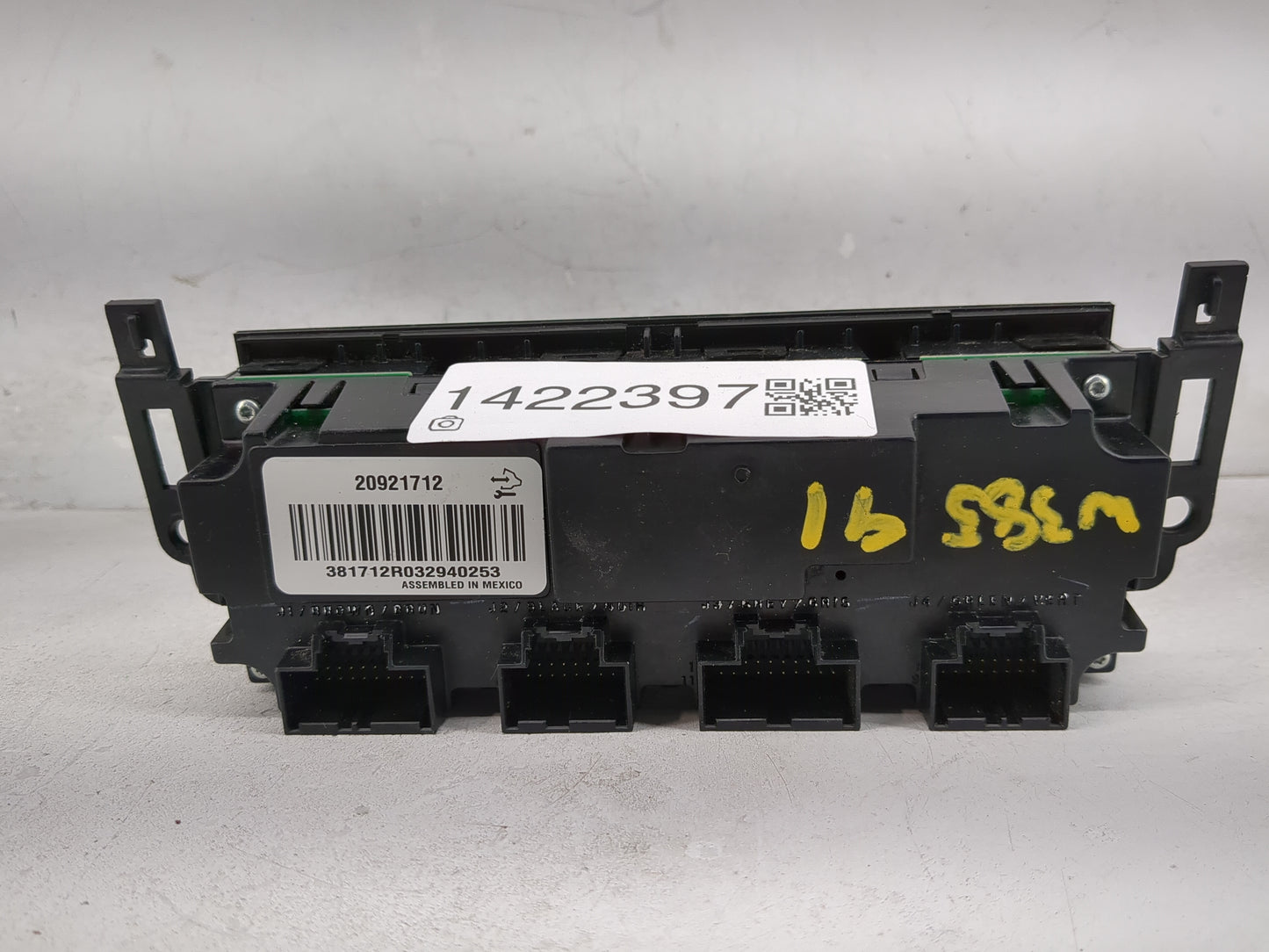 2007-2011 Chevrolet Suburban 1500 Climate Control Module Temperature AC/Heater Replacement P/N:20921712 Fits OEM Used Auto P