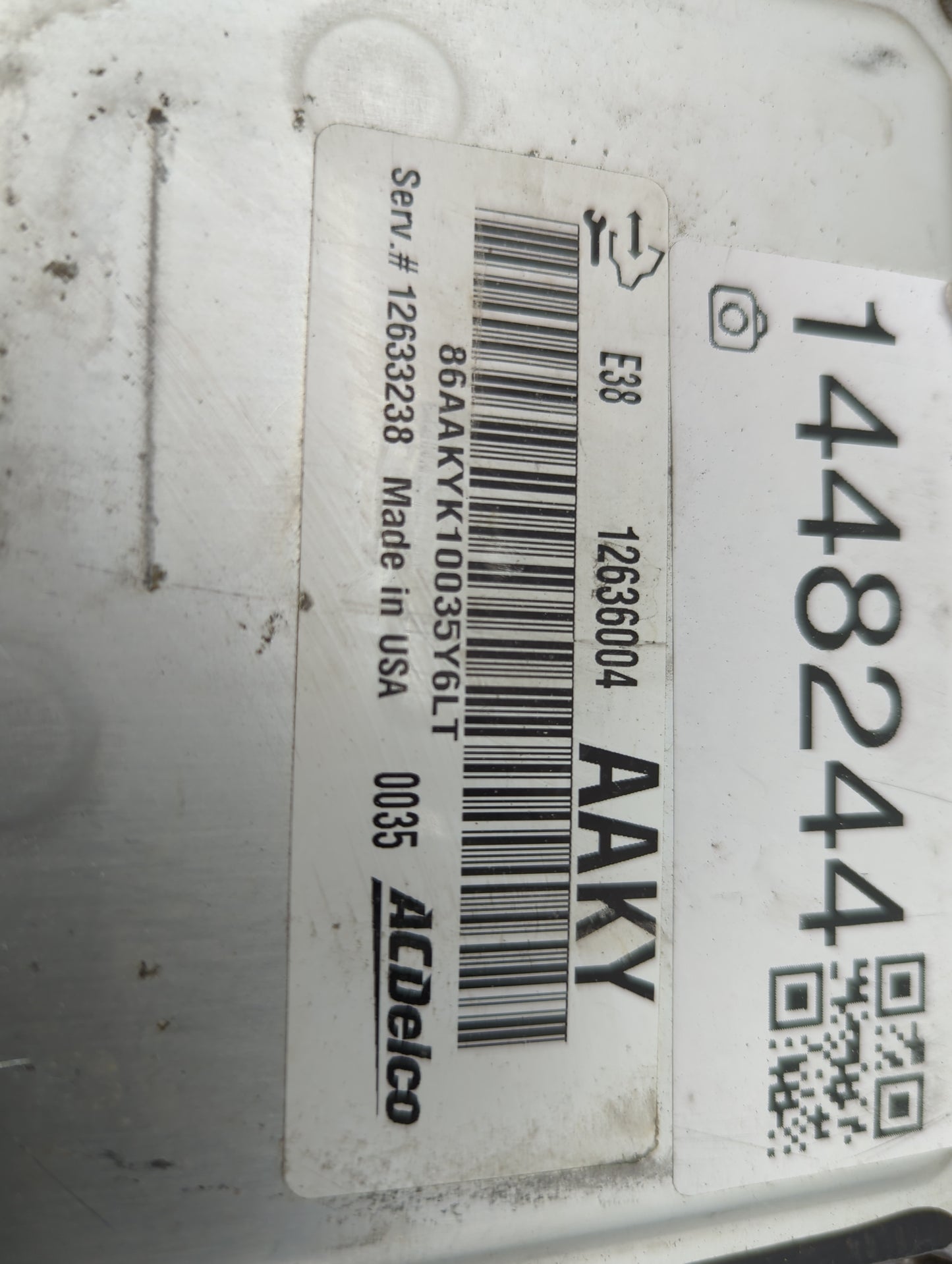 2010 Chevrolet Tahoe PCM Engine Control Computer ECU ECM PCU OEM P/N:12636004 12633238 Fits OEM Used Auto Parts - Oemusedaut
