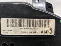 2010 Chevrolet Traverse Instrument Cluster Speedometer Gauges P/N:20865615 Fits OEM Used Auto Parts - Oemusedautoparts1.com