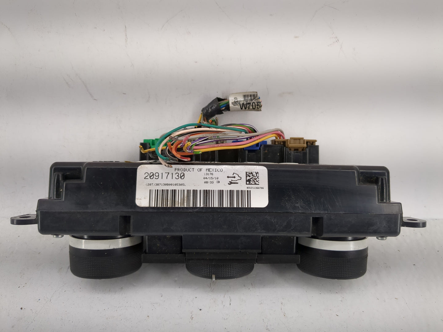 2010 Chevrolet Traverse Climate Control Module Temperature AC/Heater Replacement P/N:20917130 Fits OEM Used Auto Parts - Oem