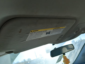 compare product 2010 Chevrolet Traverse Sun Visor Shade Replacement Driver Left Mirror Fits OEM Used Auto Parts